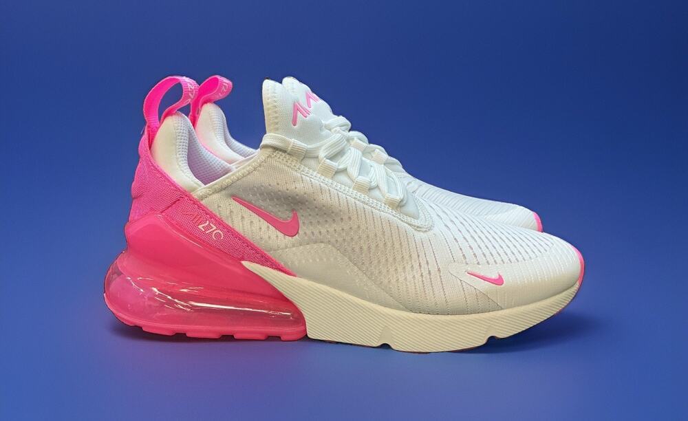 Size 7 - Nike Air Max 270 Summit White Pink Spell W